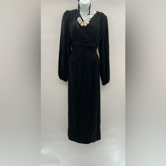 Dokotoo Maxi Dresses for Women Wrap V-Neck Size L NWT - Picture 4 of 8